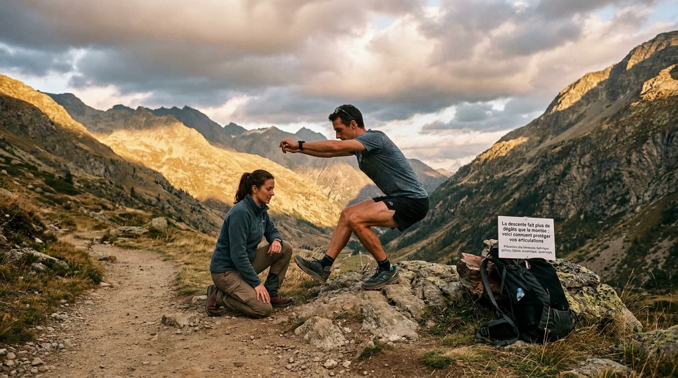 La descente fait plus de dégâts que la montée : voici comment protéger vos articulations